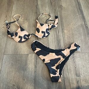 Animal print bikini